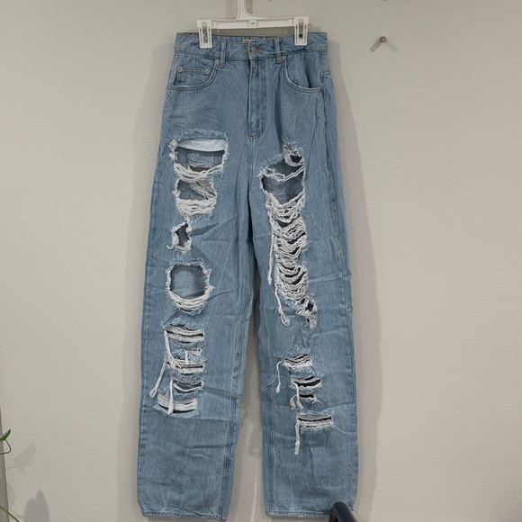 ASOS Denim - ASOS Distressed Light Blue Jeans